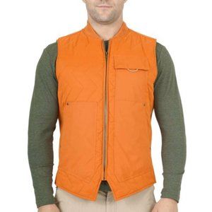 Mountain and Isles Men's Workwear Vest in Burnt Orange